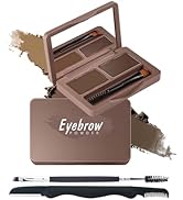 Eyebrow Powder Kit-2 Colors Soft Eye Brow Tinted Powder Palette, Waterproof & Long Lasting Dark/L...