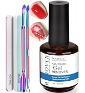 LOUINSTIC Gel Nail Polish Remover,Gel Remover for Nails No Need to Soak or Wrap, Quickly Remove G...