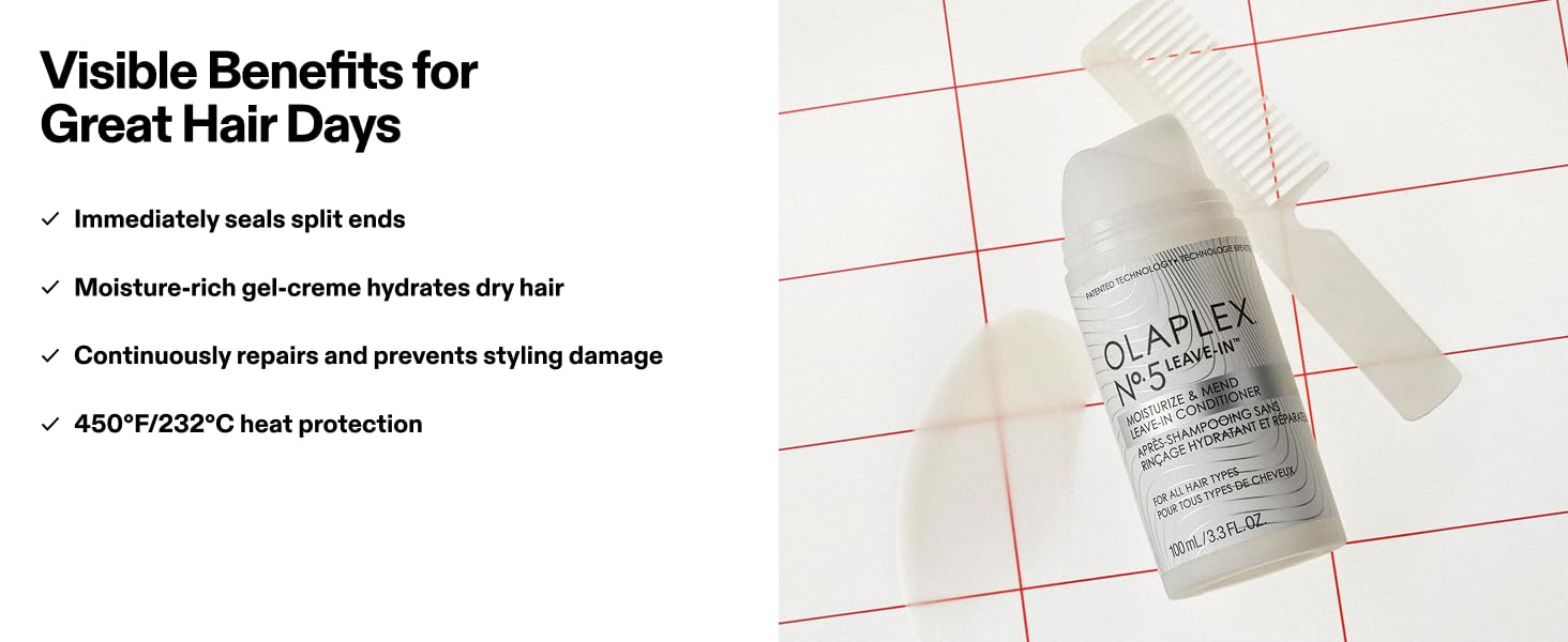 Visible benefits for great hair days