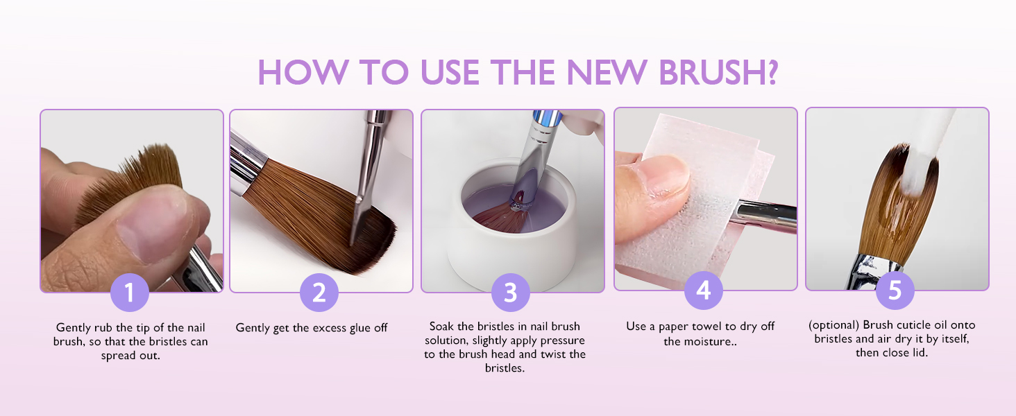 acrylic nail brush
