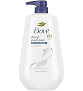 Dove Body Wash with Pump Deep Moisture for 24hr Lotion-Soft Skin Moisture Moisturizing Skin Clean...