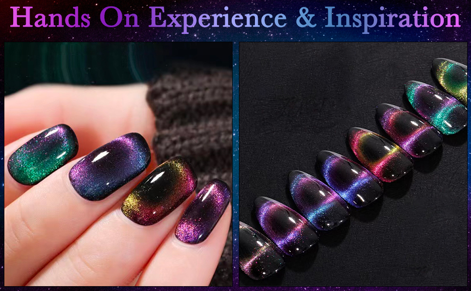 cat eye gel nail polish