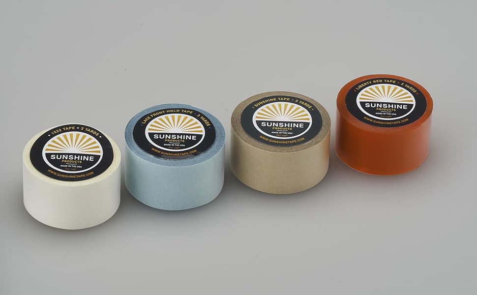 Wig tape rolls hair adhesive 1522 blue premium liner red liner tape red liberty hair tape