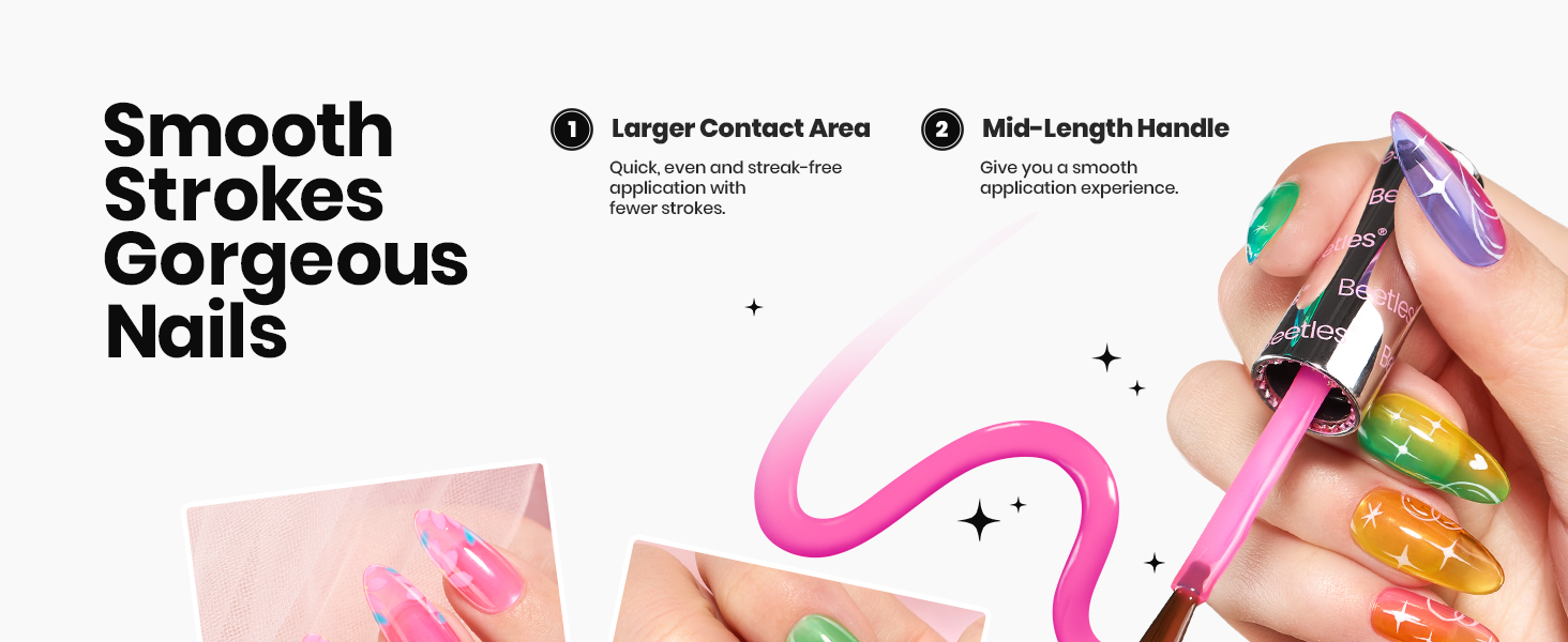 neon nail polish set