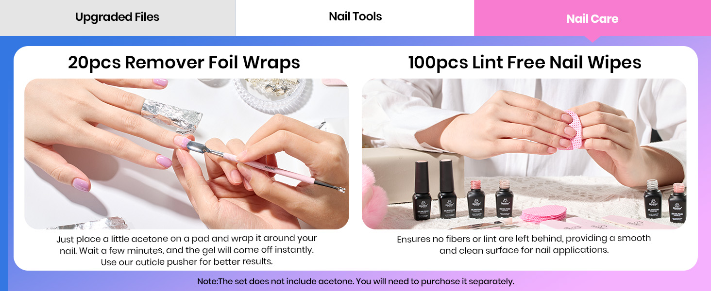 gel nail polish set