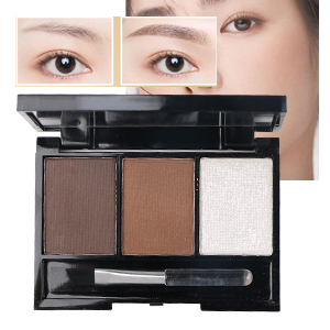 3 color eyebrow powder