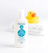Grahams Natural Baby Body & Bath Oil for Eczema & Cradle Cap, Relief for Itchy, Dry Skin