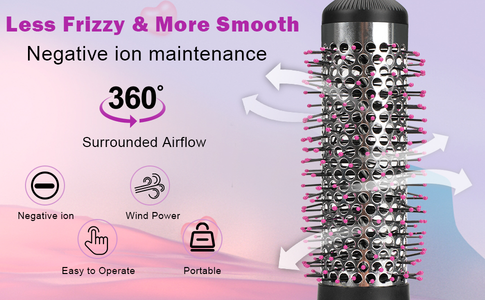 blowout brush hair dryer,lange hair dryer brush,shark hair dryer brush, blow dryer brush,hair dryer