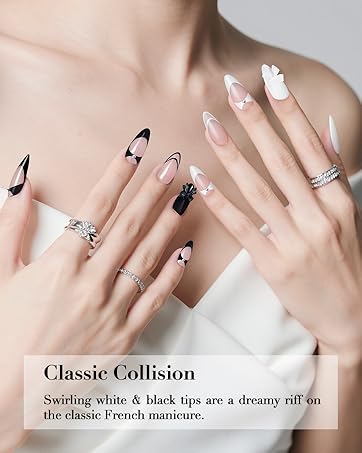 black nail polish