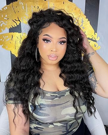 13x4 Loose Deep Wave Lace Front Wigs Human Hair