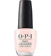 OPI Nail Lacquer Nail Polish | Sheer Light Nude Pink Crème Chip Resistant Nail Polish | Fast Dryi...