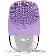Facial Cleansing Brush, 3-in-1 Electric Silicone Face Scrubber, Vibrating Massager, IPX7 Waterpro...