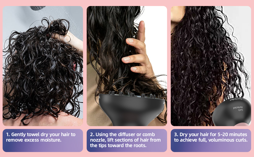 hair diffuser for curly hair