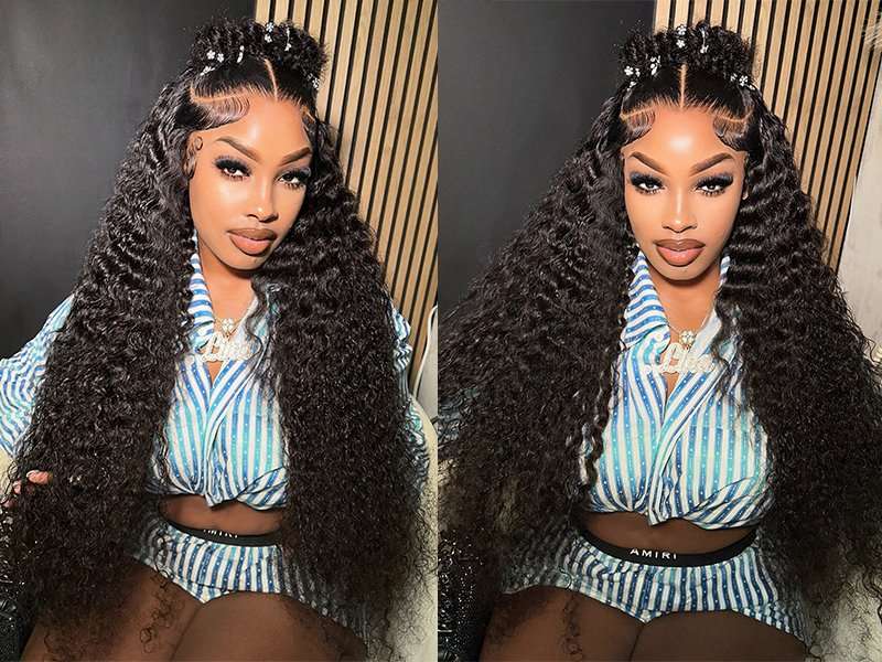 200 density hd lace front wigs human hair