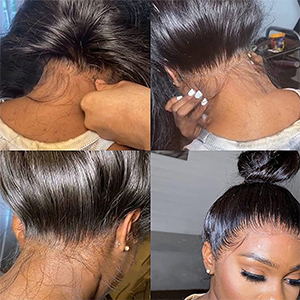 360 body wave lace front human hair wigs for black women