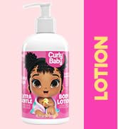 CurlyBaby Moisturizing Body Lotion for Babies, Dermatologist-Tested, Fast-Absorbing & Non-Greasy,...