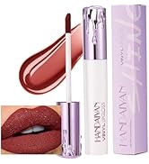 BEUKING Matte Lip Glaze Long-Lasting Waterproof Non-stick Lipstick Longwear No-Budge Liquid Lipco...