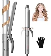 Ukliss Rotating Curling Iron, Automatic Hair Curler with 5 Temp Control, Dual Voltage (110V-240V)...