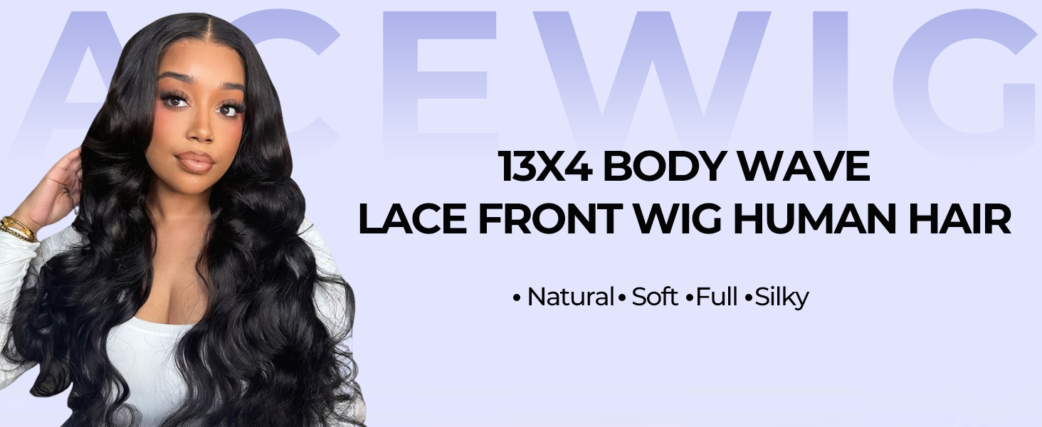 Body Wave Lace Front Wigs Human Hair