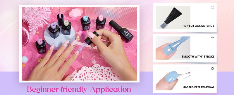Beetles gel nail polish kit