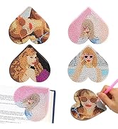 Diamond Art Bookmarks, Taylor Gifts for Women Taylor Merch, 4 Pcs Cute Bookmarks for Book Lovers,...