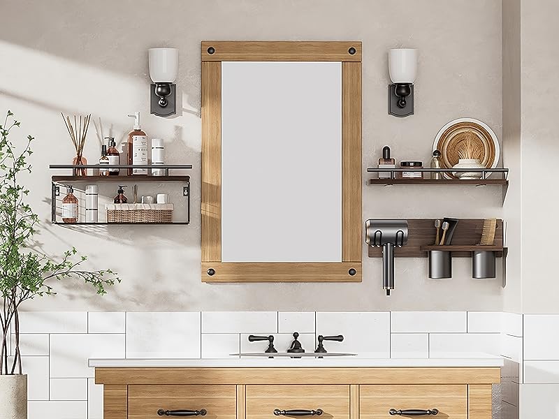 Bathroom floating shelf