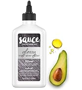 Sauce Beauty Glossy Color + Gloss + Repair, Silver, Semi Permanent Hair Dye with Bond-Building an...
