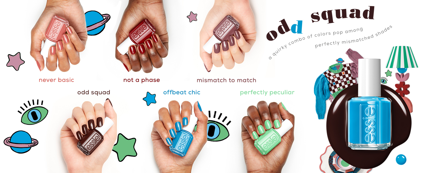 essie core nail polish