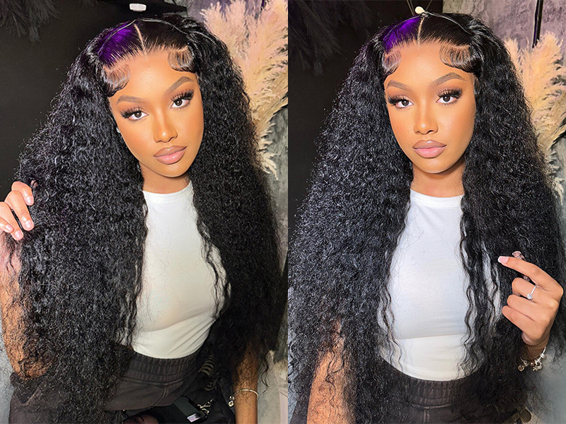 curly human hair wig