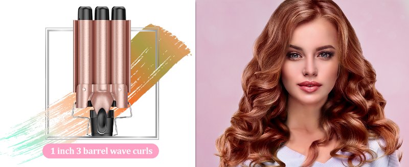 3 barrel curling iron