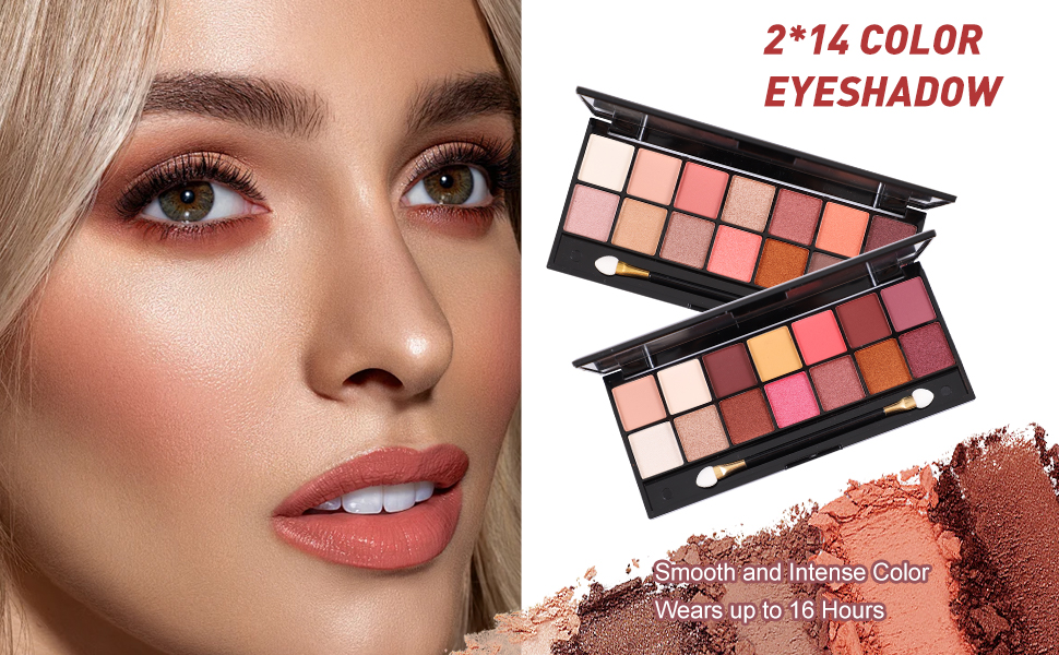 2x14 Color Eyeshadow Palette