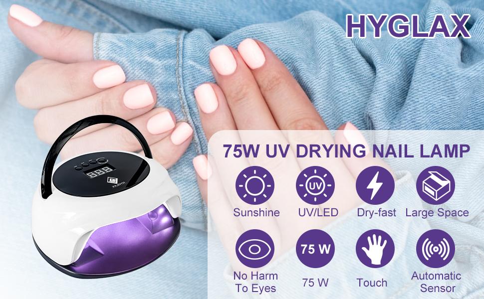 Nail dryer with LED lamp