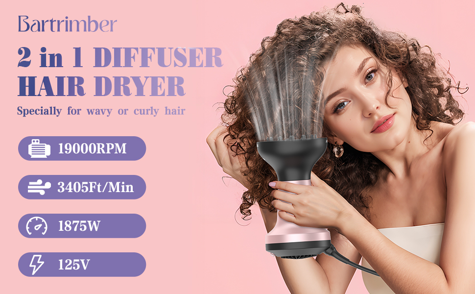 diffuser hair dryer for curly hair