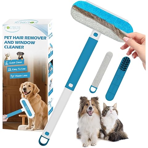 4 in 1 Multifunctional Pet Hair Removal Tool, Dog&Cat Hair Remover for Couch Carpet...