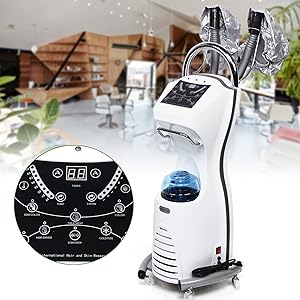 Pro 7IN1 Stand Nano Hair Steamer Hair Dyeing Oil Treatment Machine for Salon SPA