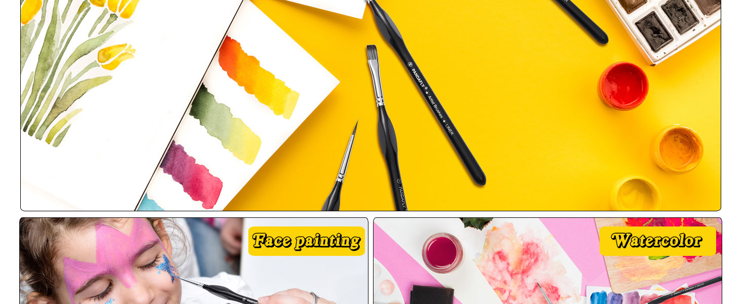 Detail Paint Brushes Set