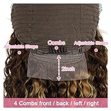 water wave lace front wigs human hair 13x6
