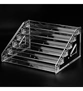 SUTOKAKA Nail Polish Organizer Clear Acrylic Eyeglasses Display Holder Essential Oil Storage Rack...