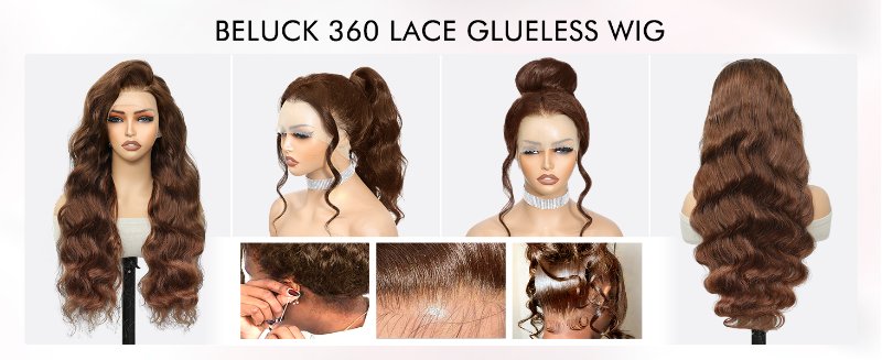 chocolate brown lace front wigs human hair