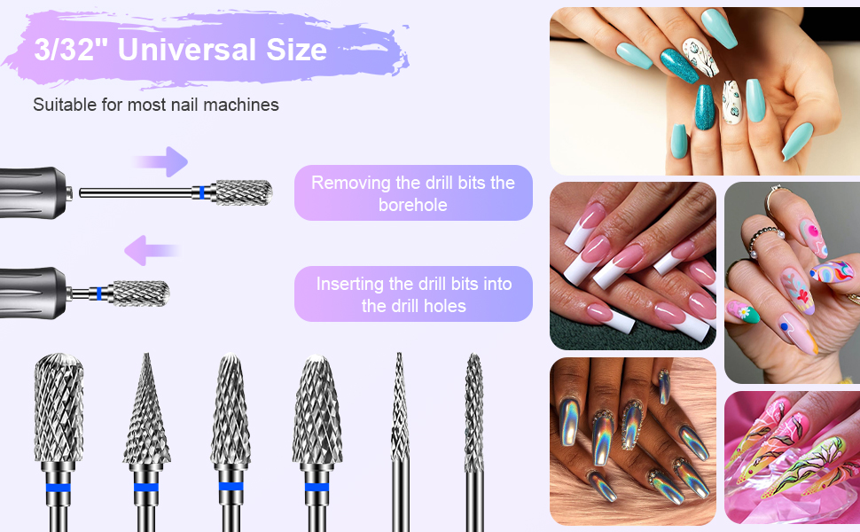 Nail Drill Bits for Acrylic Nails
