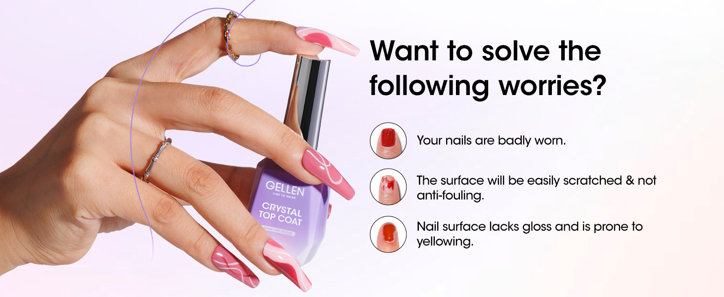 top coat gel nail polish