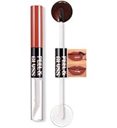BEUKING Double Head Peel Off Lipstick & Moisturizing Lip Oil, Matte + Mirror Lip Tint Waterproof ...