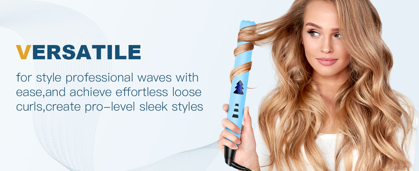 2-in-1 Hair Straightener and Curler – Switch Between Sleek and Wavy Styles with One Tool