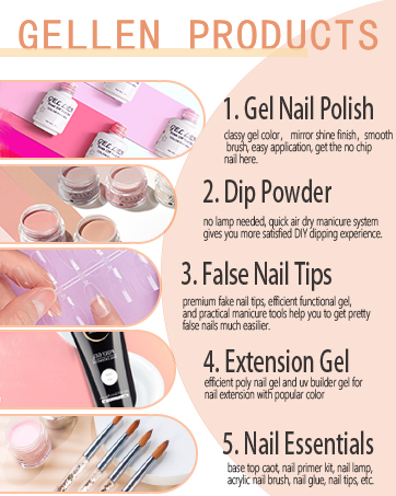 gellen gel polish gel nail polish kit with uv light dip powder kit gel x nail kit nail polish