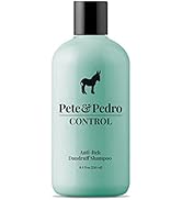Pete & Pedro CONTROL Extra-Strength Dandruff & Anti-Itch Medicated Coal Tar Peppermint Tea Tree O...
