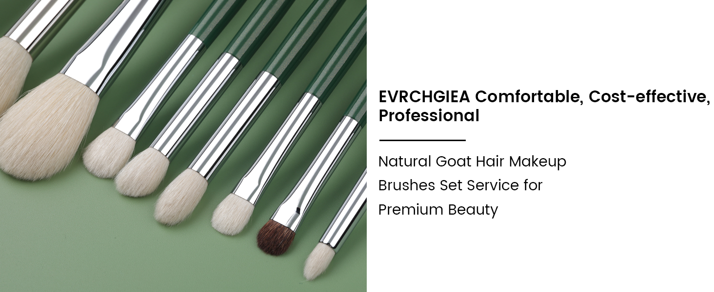 goat hair makeup brushes