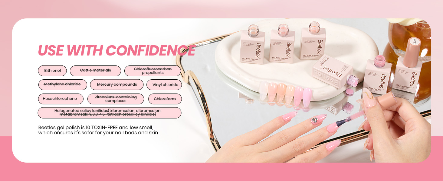 Beetles Jelly Gel Nail Polish Set