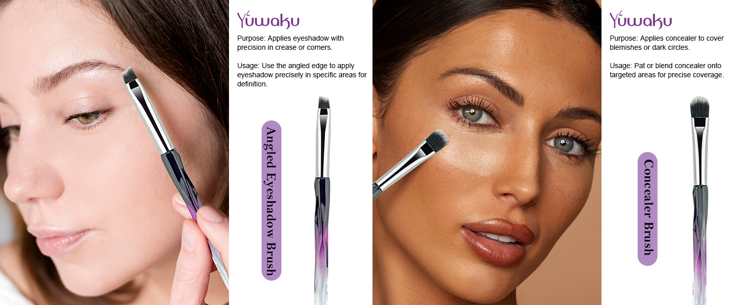 crystal makeup brushes