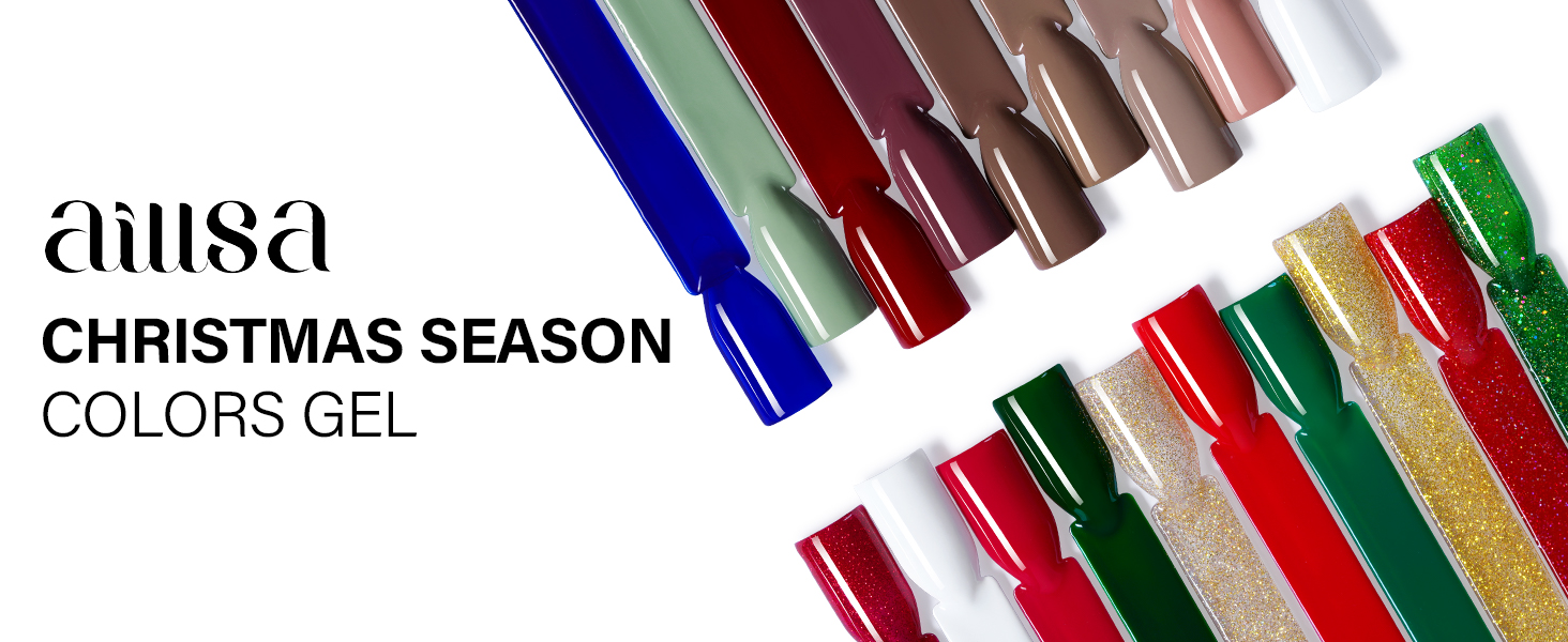 Christmas gel nail polish