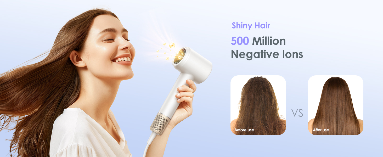 Hair Dryer Diffuser with Ionic Blow Dryer for Women